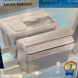 Midea AC window unit U shaped 8000 BTU 350 SQ Feet