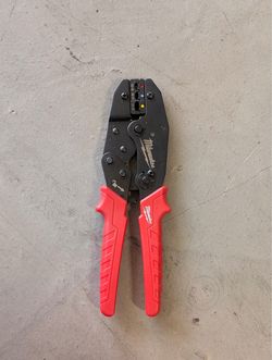 Like New Milwaukee Ratcheting Insulated Terminals Crimper.