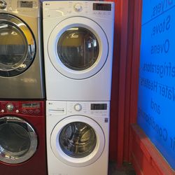 LG set Washer and Dryer gas