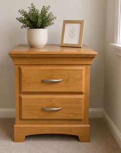 Natural Color Nightstand
