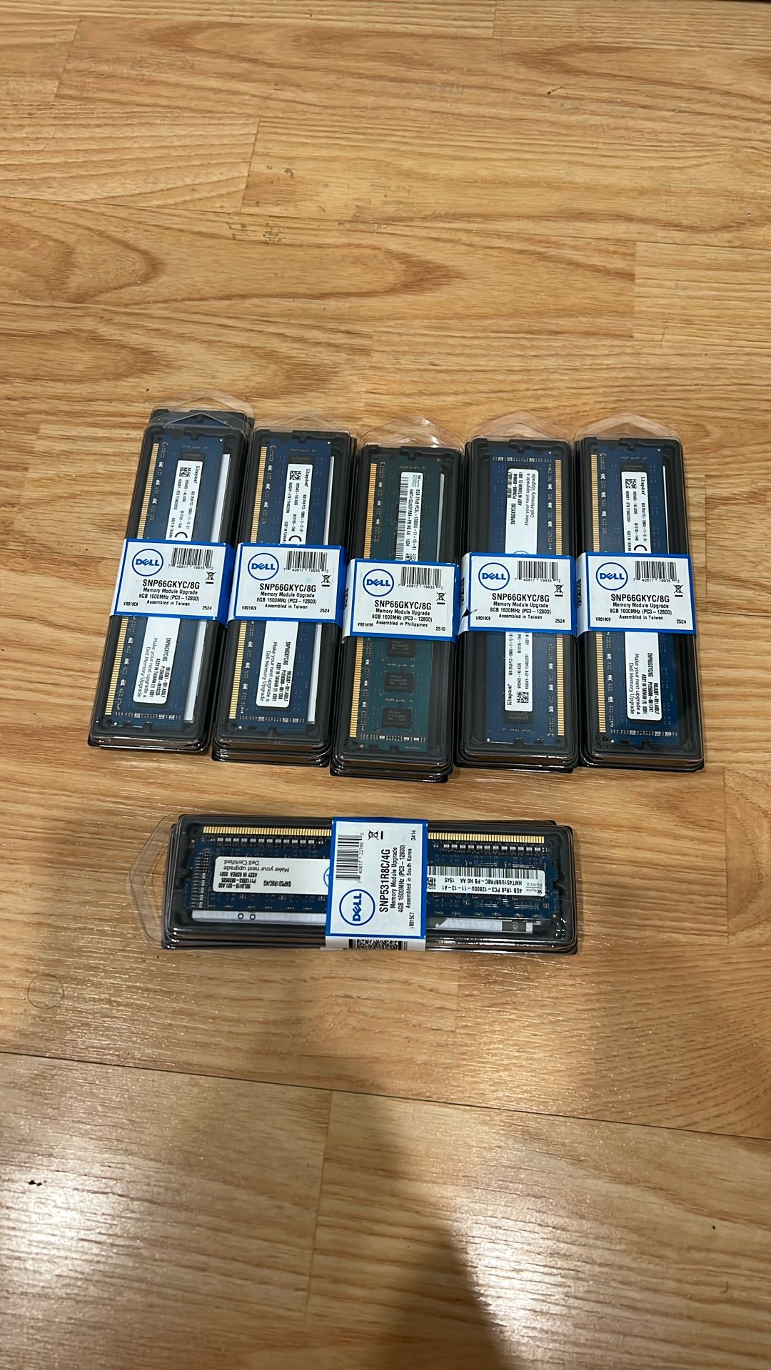 Desktop Ram 12 Modules Pc3-12800 8GB Each