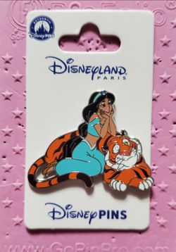 Disney Disneyland Paris Princess Jasmine & Rajah Aladdin Pin Single 2026