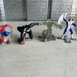 Vintage 90s 1997 Marvel Spider-Man Venom Collectible Figures