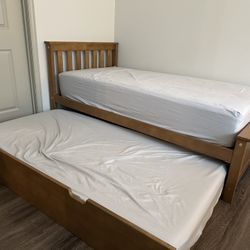 Twin Bed With Pullout Twin Bed