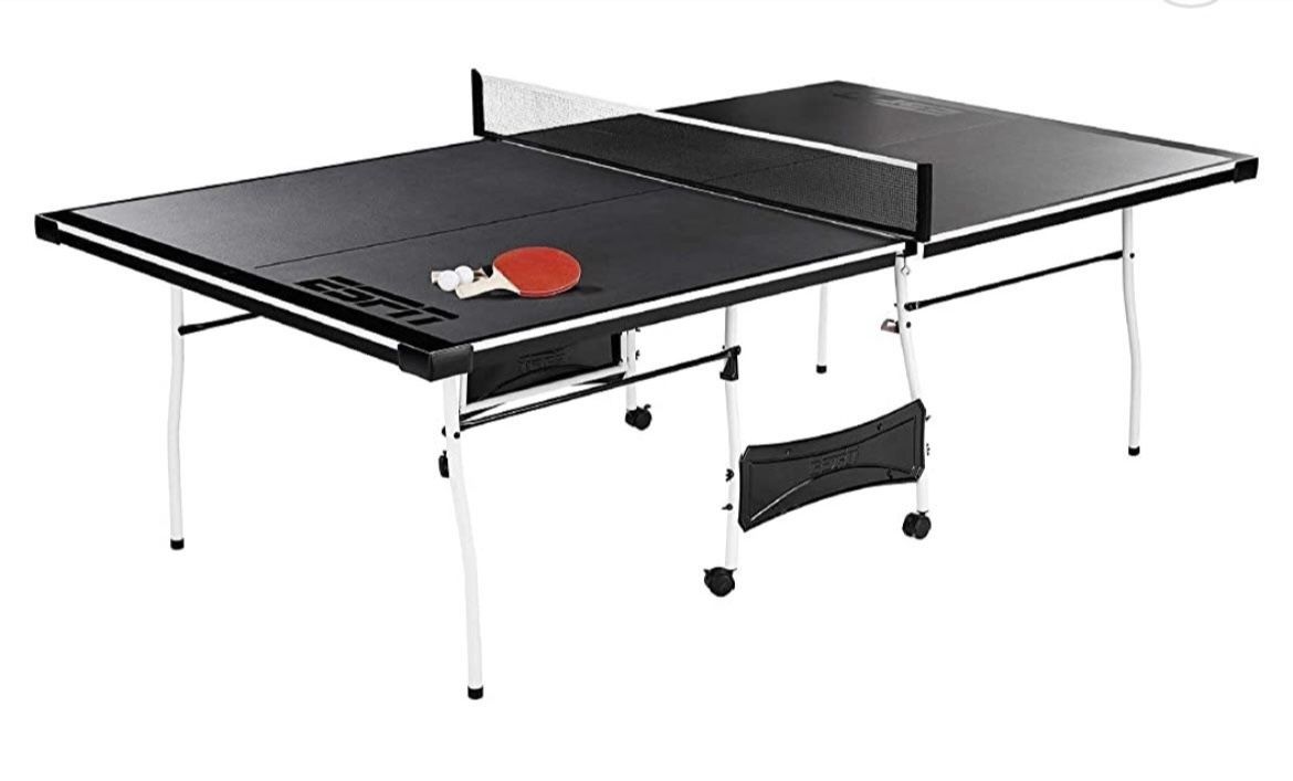 ESPN Mid Size 15mm 4-Piece Indoor Table Tennis Table