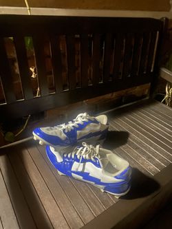 Blue (lightning) Enzo football cleats 