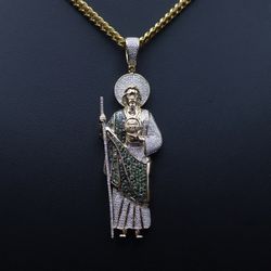 SAN JUDAS DIAMOND 14K MEDIUM