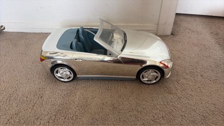 Barbie silver convertible car
