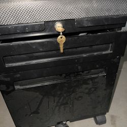 Multi Function Locking Filing Cabinet With Wheel