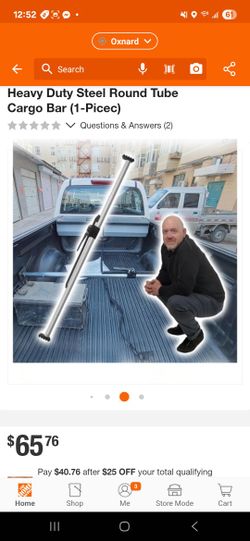 Heavy Duty Steel Cargo Load Lock Bar