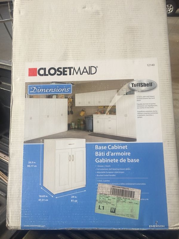 Closetmaid Dimensions 2 Door Base Cabinet For In Bronx Ny Closetmaid Dimensions 2 Door Base Cabinet For In Bronx Ny Offerup
