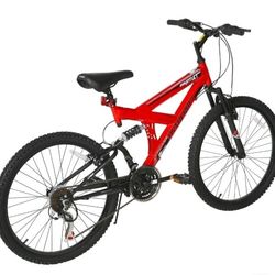 Boys Gauntlet 24" Mountain Bike Steel Frame 18 Speed Bicycle FUN RIDE 