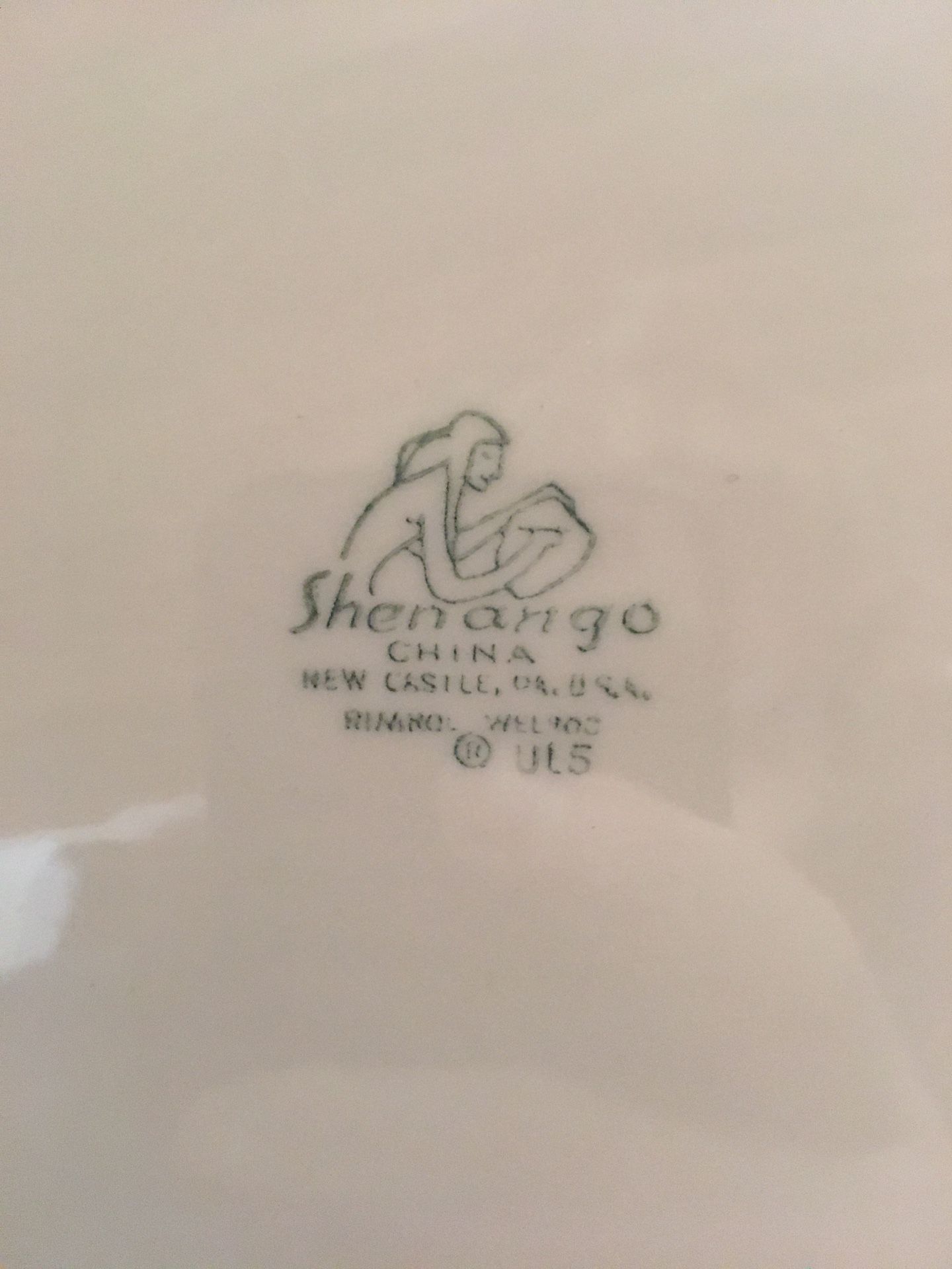 Shenango China Pottery Platter New Castle Pa U S A Rimrol Welroc I