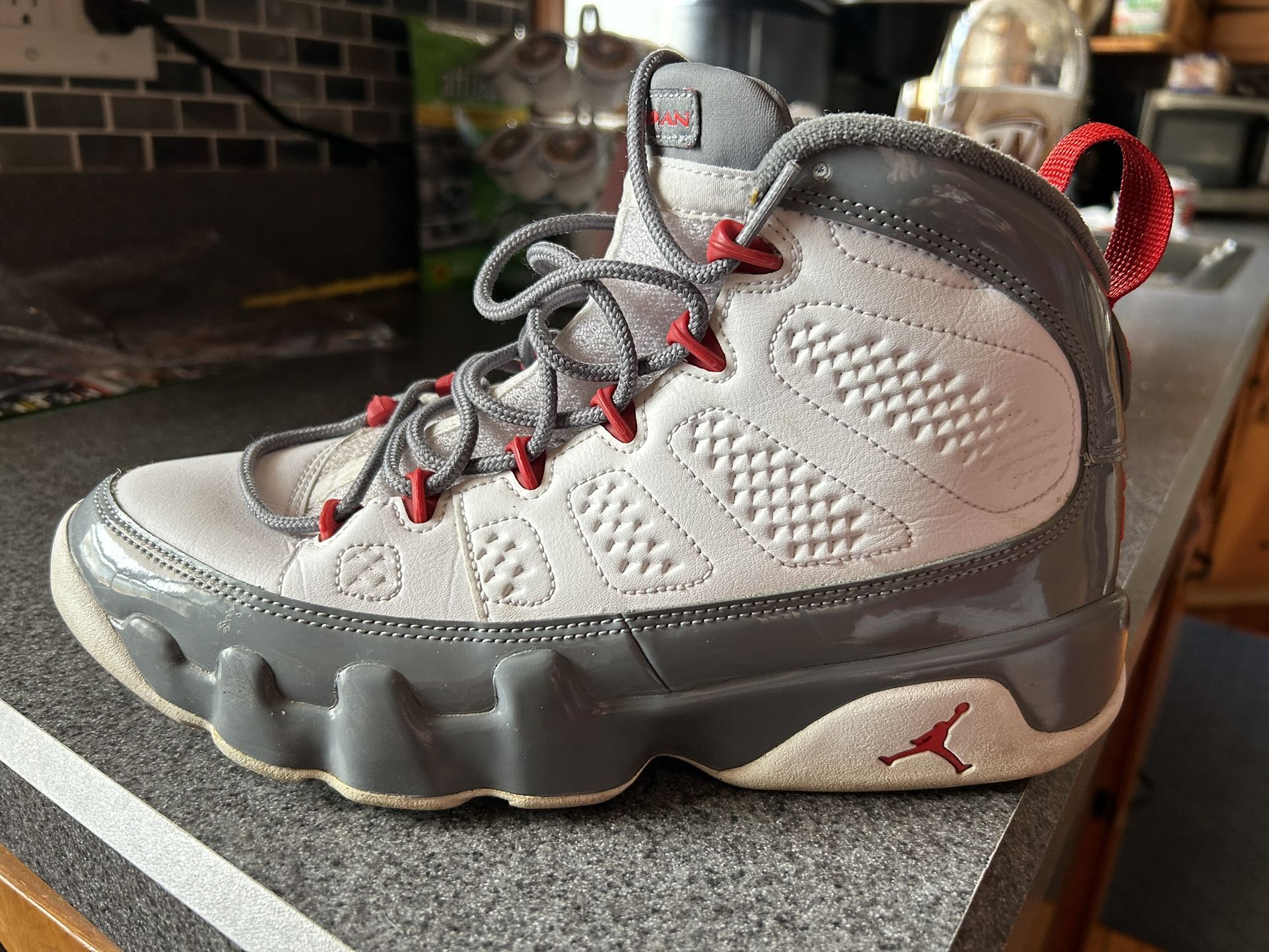 Jordan Mens Air 9 CT8019 162 Fire Red -size 9