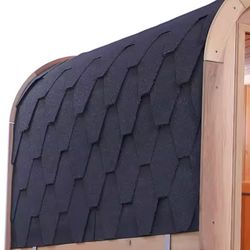 Shingles for sauna or shed
