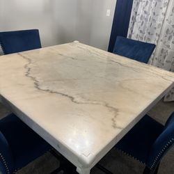 Artemis Marble Counter-Height Dining Table