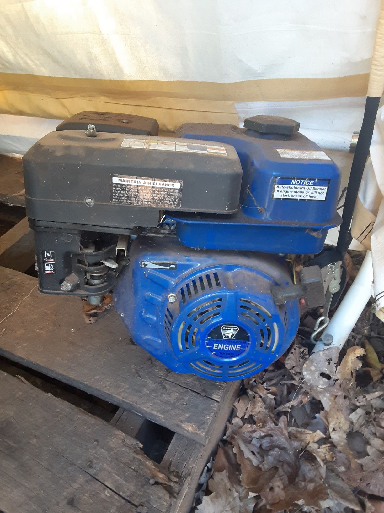 Six and a half horse mower motor