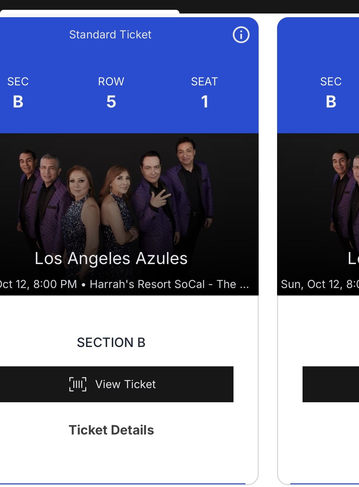 Los Angeles Azules Tickets (18+) Sunday October 12th