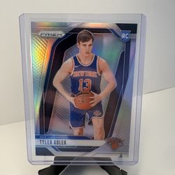 Tyler Kolek Rookie Card RC 2024-25 Panini Prizm Basketball Silver Prizm #225