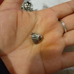 Sterling Silver Baseball Glove Pendant
