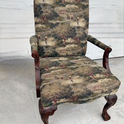 Vintage Arm Chair Golf Theme