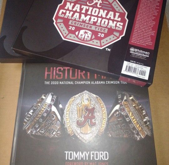 NWT Alabama Crimson Tide National Championship Book History Made 2020