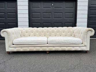 🔥Restoration Hardware Chesterfield Sofa — Kensington 9ft — Retails $8,000+