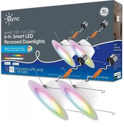 Cync Full Color Smart Recessed Can Retrofit (2 Pack)