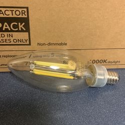 GE Candle Style Led Light Bulbs Brand New