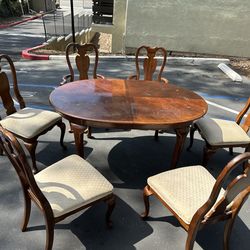 Table and chairs