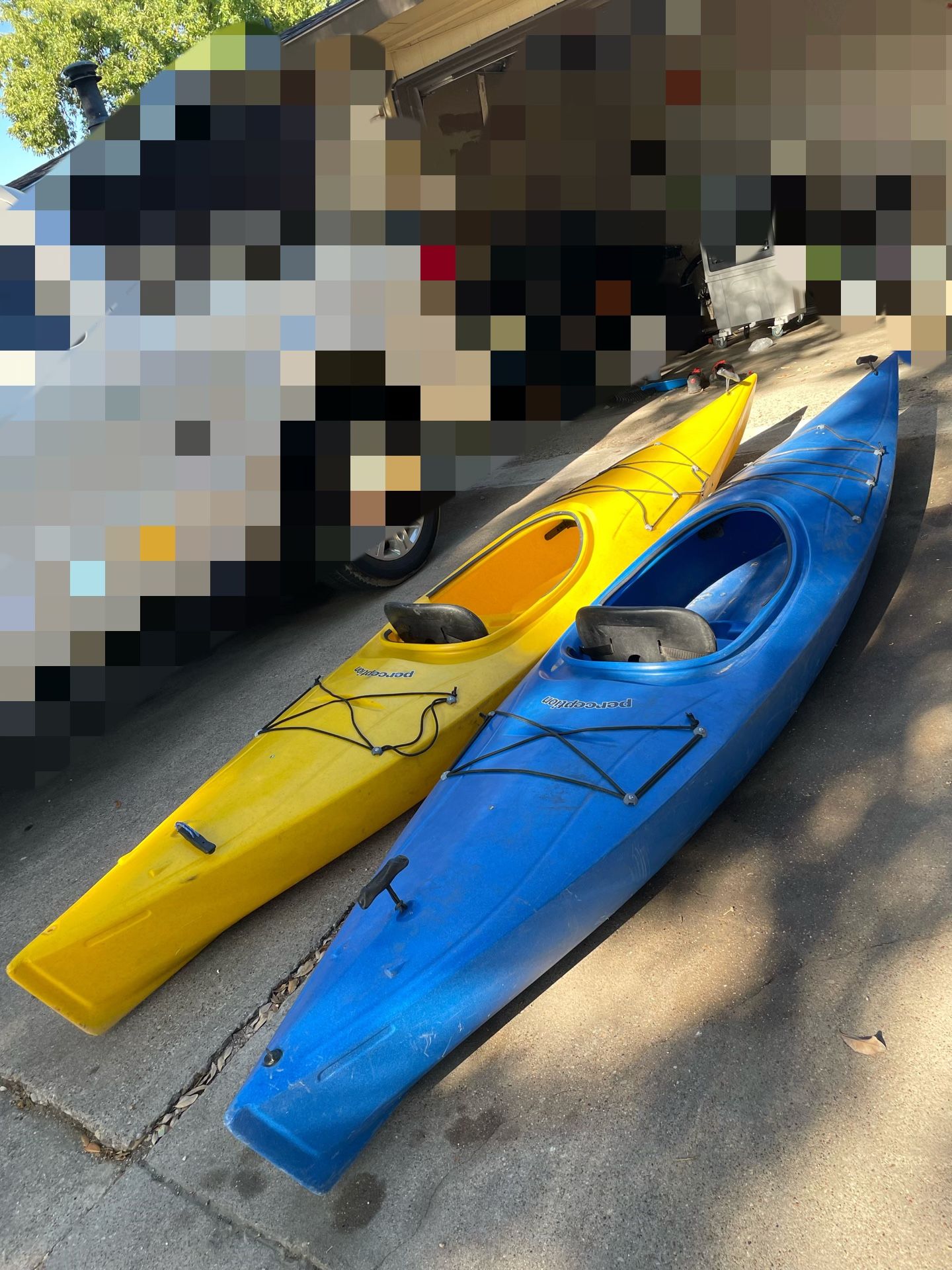 12ft Perception Acadia Scout Kayak with Paddle