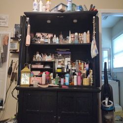 Dresser/Office Furniture Black Solid Wood