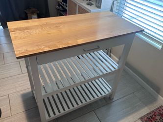 White Kitchen Island
