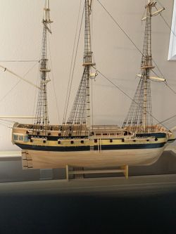 Wooden Model Ship