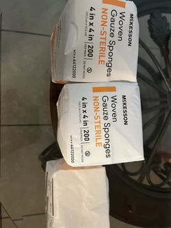 Boxes of brand new gauze let me know if interested