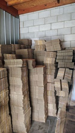 Small Packing Boxes 4 In × 6 In × 8 In  / 25 Count Bundles