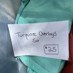 Turquoise Overlays