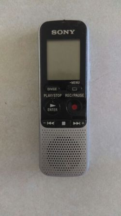 Sony digital voice recorder
