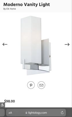 “ALICO/ELK LIGHTING CO.” MORERNO 2 LIGHT VANITY