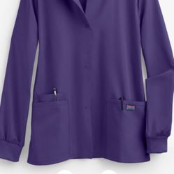 *NEW* Cherokee scrub Jacket Purple XL