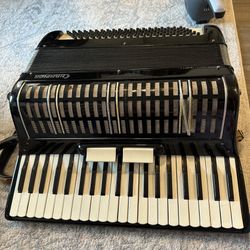 Vintage Champion Piano Accordion – Made in Italy – 41 Keys, 120 Bass – Original Case