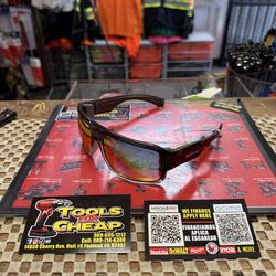 BOMBER Mega-Bomb Red Mirror Polarized Safety Glasses