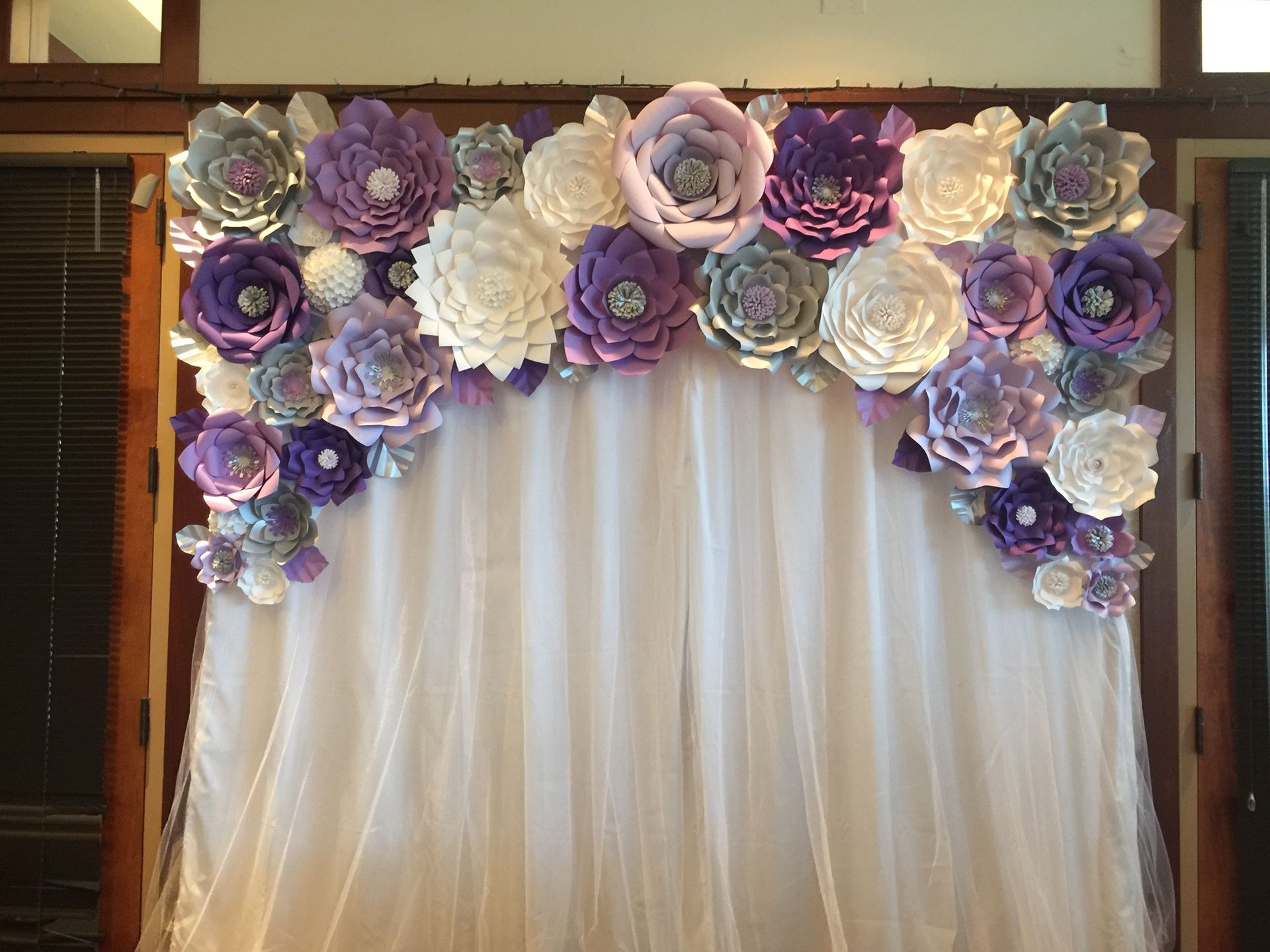 How To Install Paper Flower Backdrop Best Flower Site