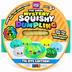 Crazy Fun Mystery Squishy Dumpling – Tie Dye Edition | Viral Fidget Toy