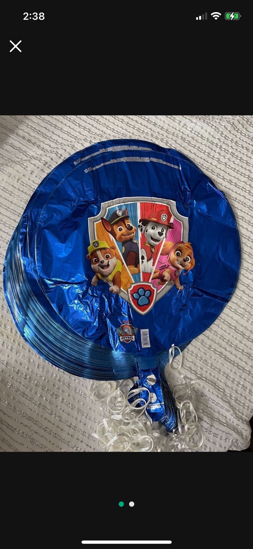 Paw Patrol Birthday Party Ballon’s x40