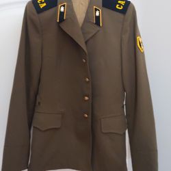 Russian Military Coat with CA Emblem