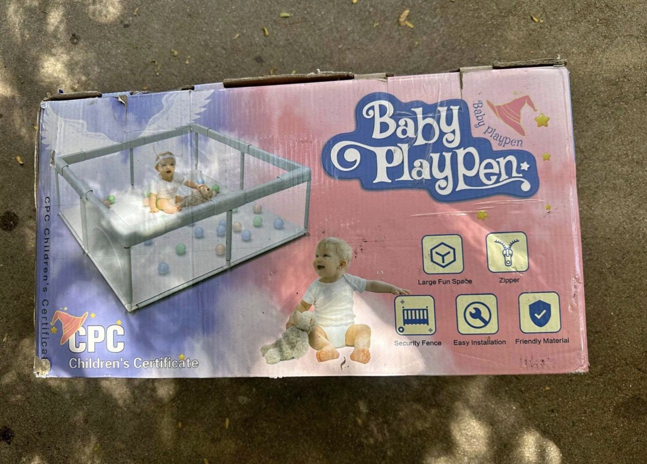 Baby Play Pen 27inch Tall 