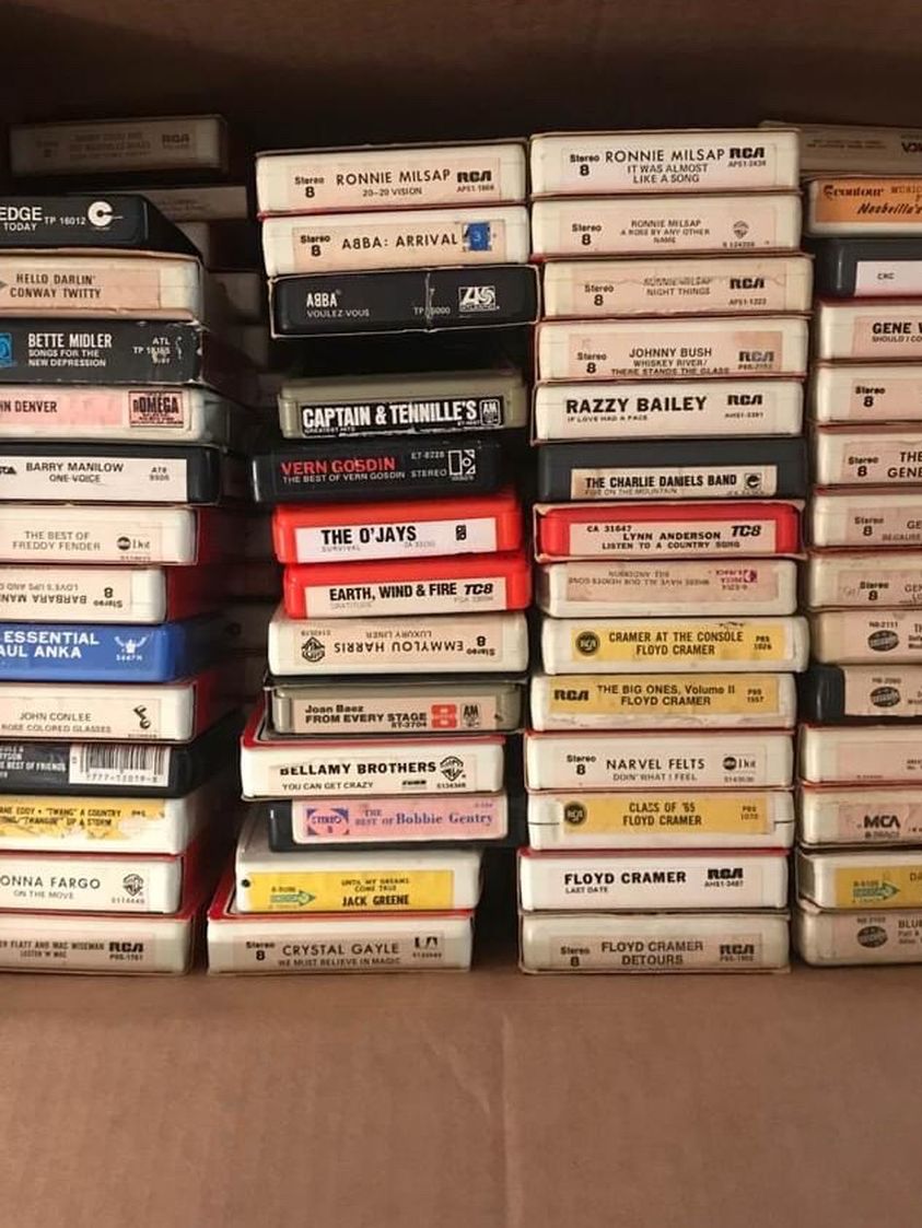 8 Track Tapes, $1 Each