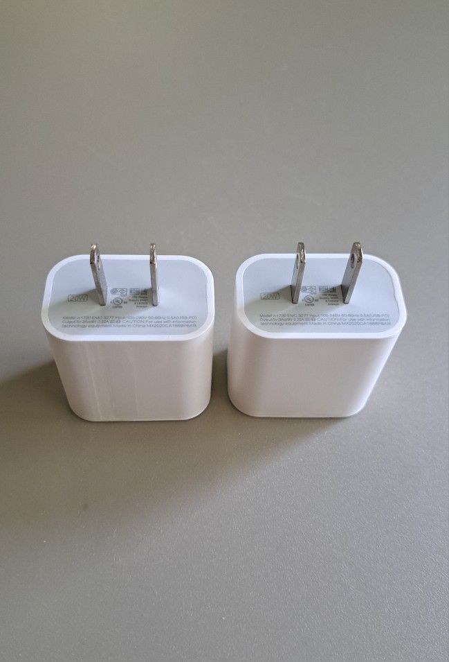 20 watt charger (2 pack)