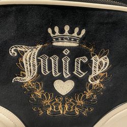 Black Velvet Juicy Couture Backpack
